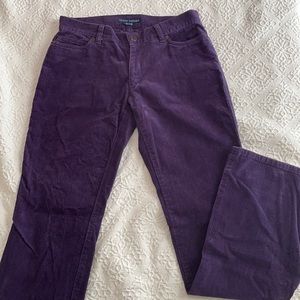 Ralph Lauren Purple Corduroy Vintage Pants Size 6